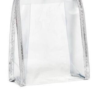 🌷Clinique Silver Trim Vinyl Pouch